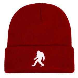 NWOT Awesome Red Knit • Bigfoot Beanie